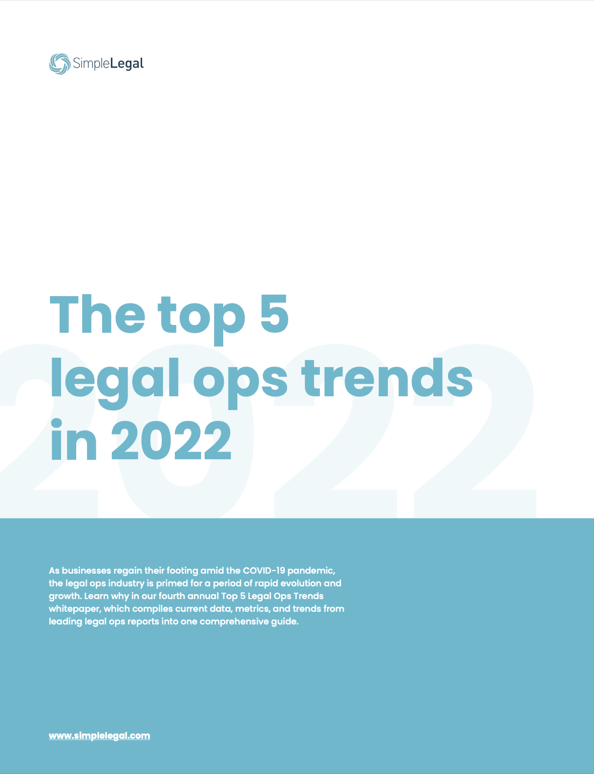 Top 5 Trends Influencing Legal Ops in 2022 SimpleLegal
